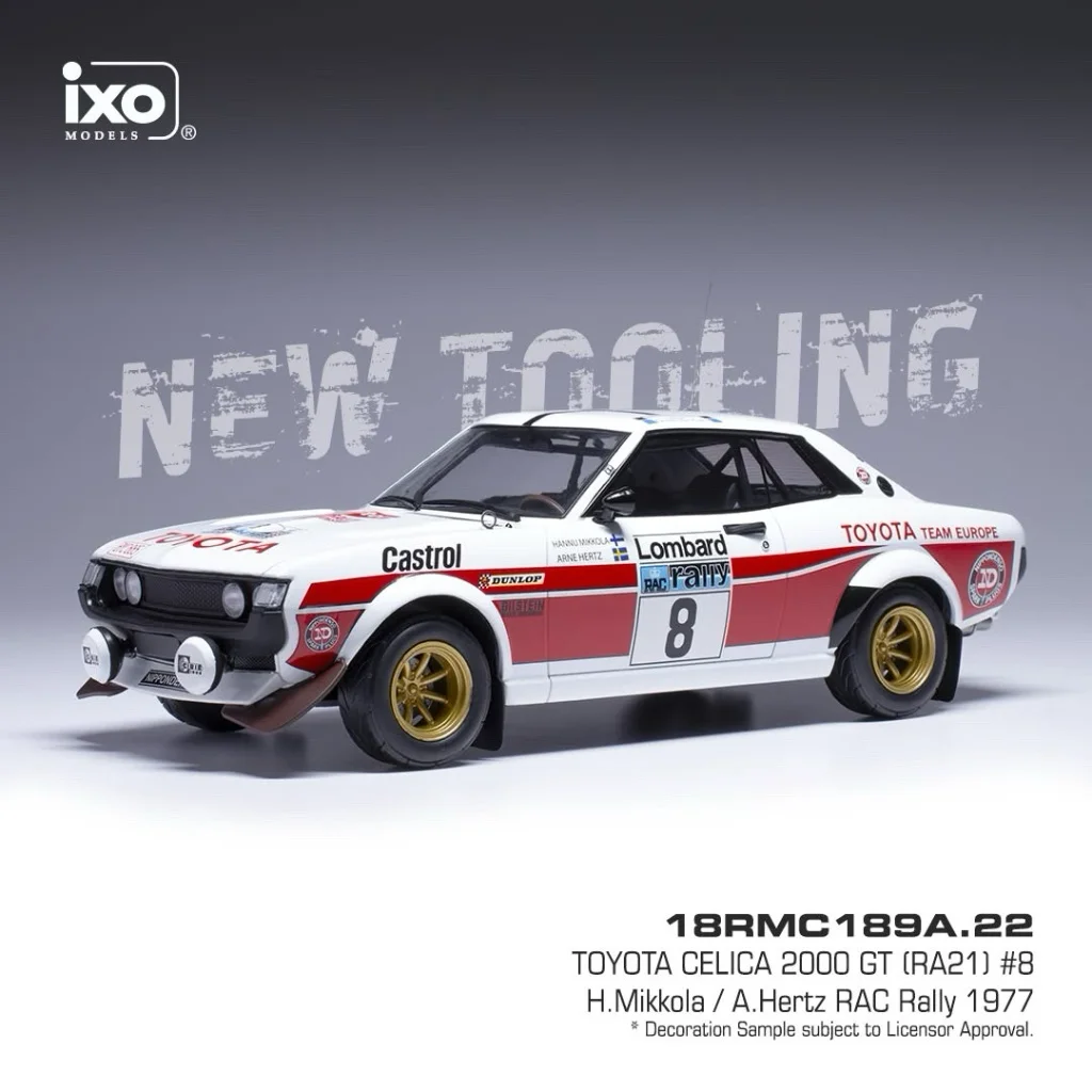Toyota Celica 2000 GT - Mikkola / Hertz - 1977 - Ixo - 1:18