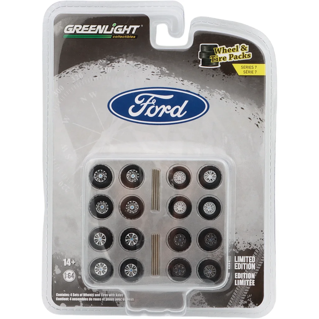 Ford – Wheel &amp Tire Packs – GreenLight – 1:64