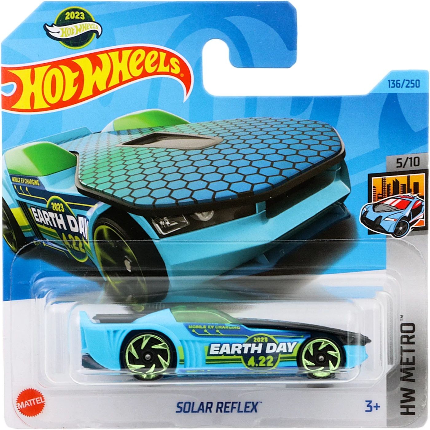 Läs mer om Solar Reflex - HW Metro 5/10 - Blå - Hot Wheels