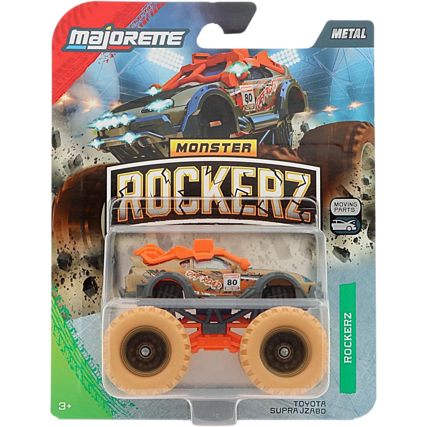 Toyota Supra JZA80 - Monster Rockerz - Majorette - 7,5 cm
