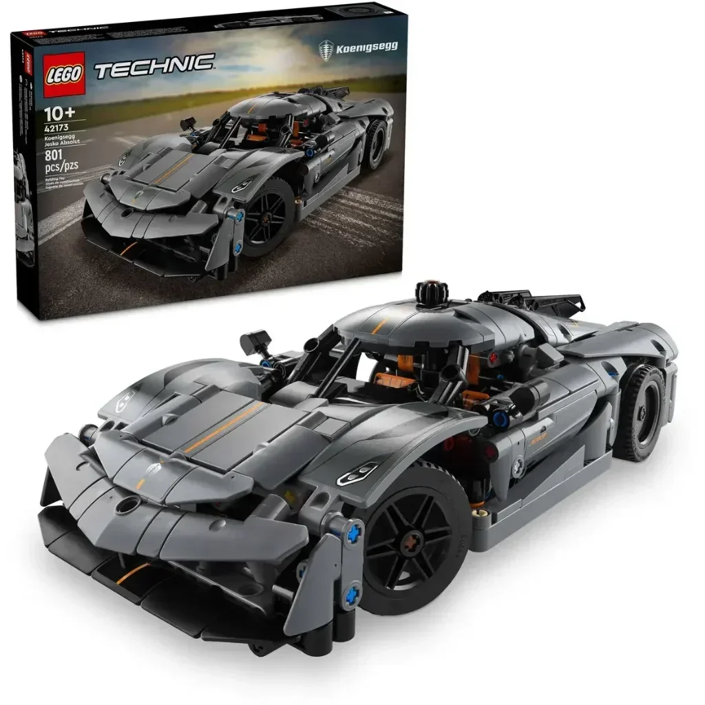 Läs mer om Koenigsegg Jesko Absolut - Grå - 42173 - Technic - LEGO