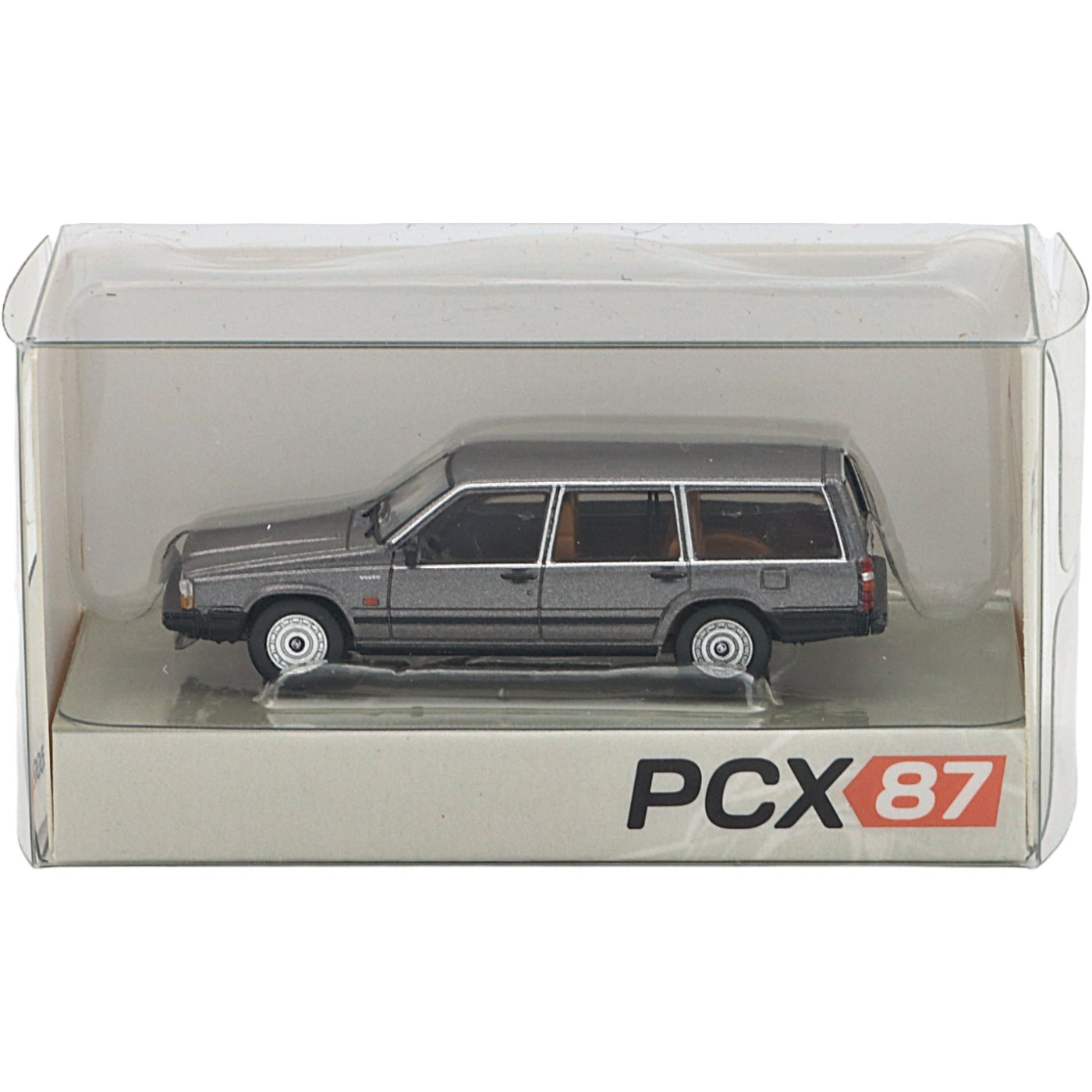 Volvo 740 Kombi – Mörkgrå – 1985 – PCX87 – 1:87