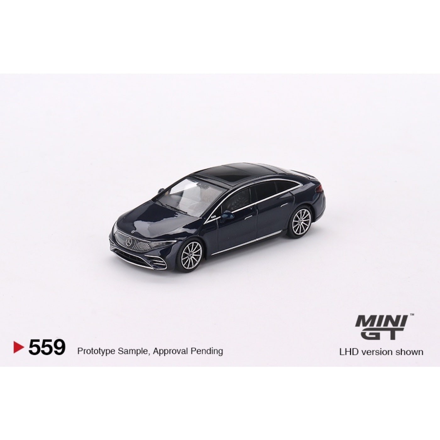 Läs mer om Mercedes-Benz EQS 580 4MATIC - Blå - 559 - Mini GT - 1:64