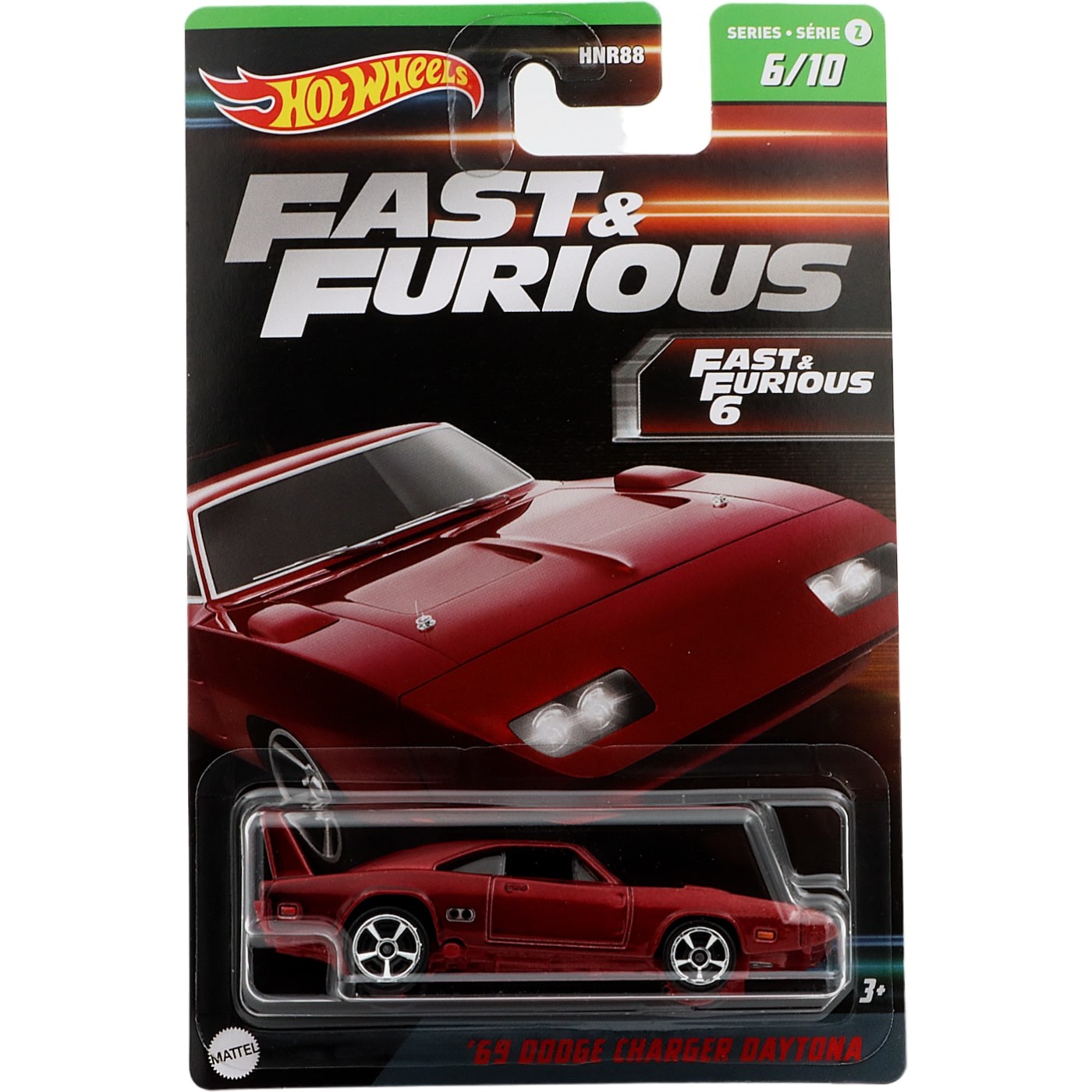 69 Dodge Charger Daytona – Röd – F&ampF – S2 6/10 – Hot Wheels