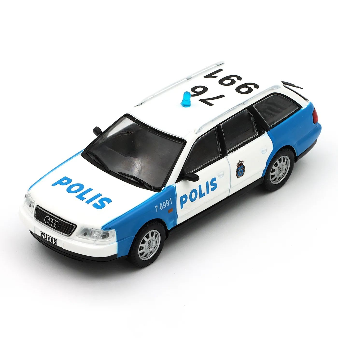 Audi A6 Avant – 1994 – Svensk Polis – DeAgostini – 1:43