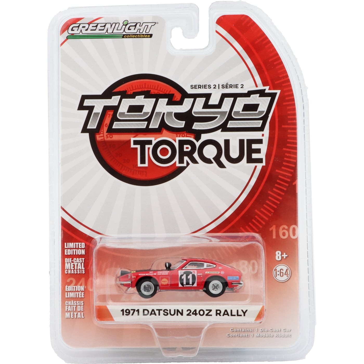 1971 Datsun 240Z Rally – Tokyo Torque – GreenLight – 1:64