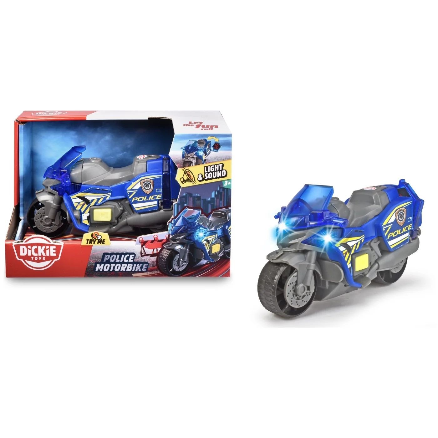 Police Motorbike – Ljud och Ljus – Dickie Toys