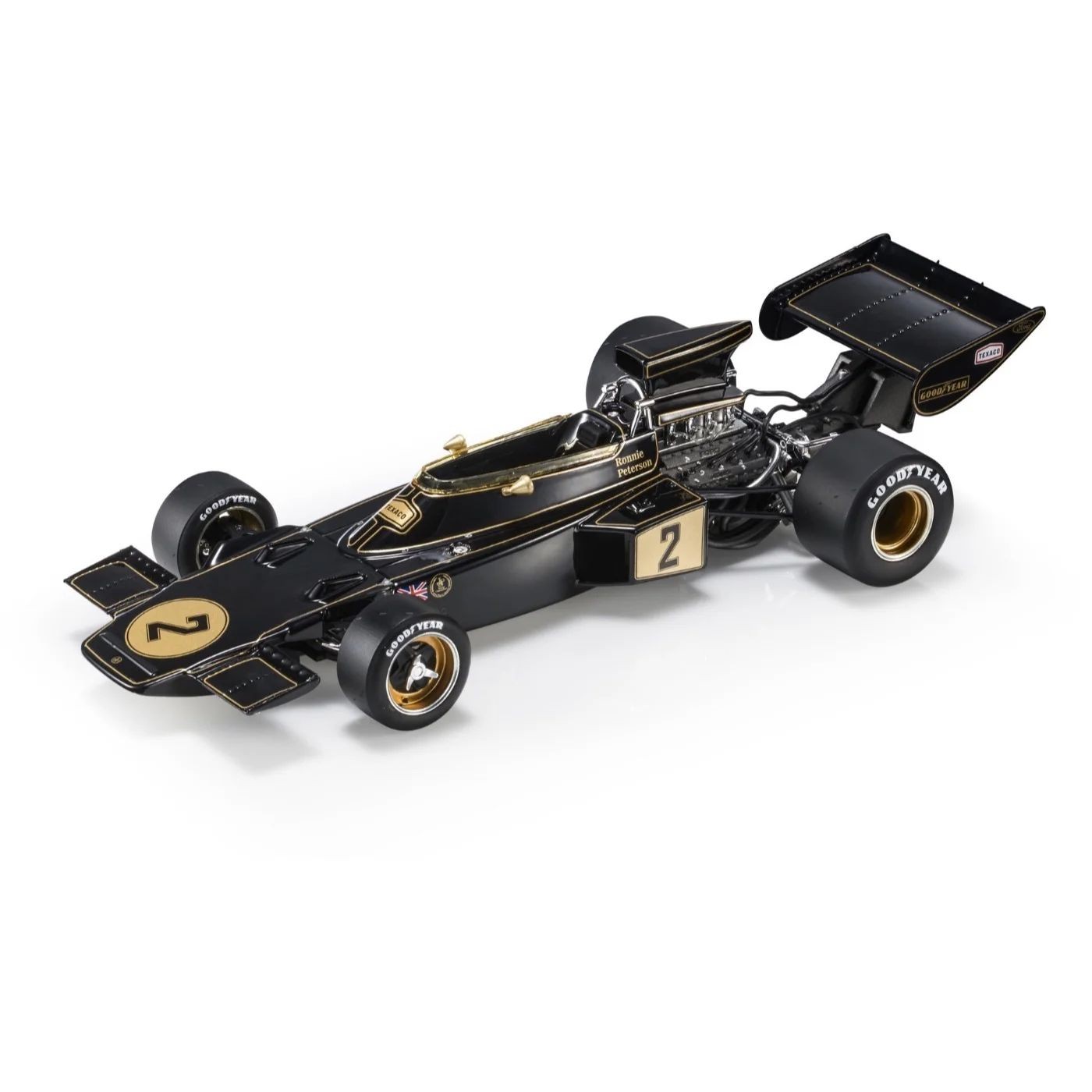 Läs mer om Lotus 72E - Ronnie Peterson - Svart - GP Replicas - 1:18