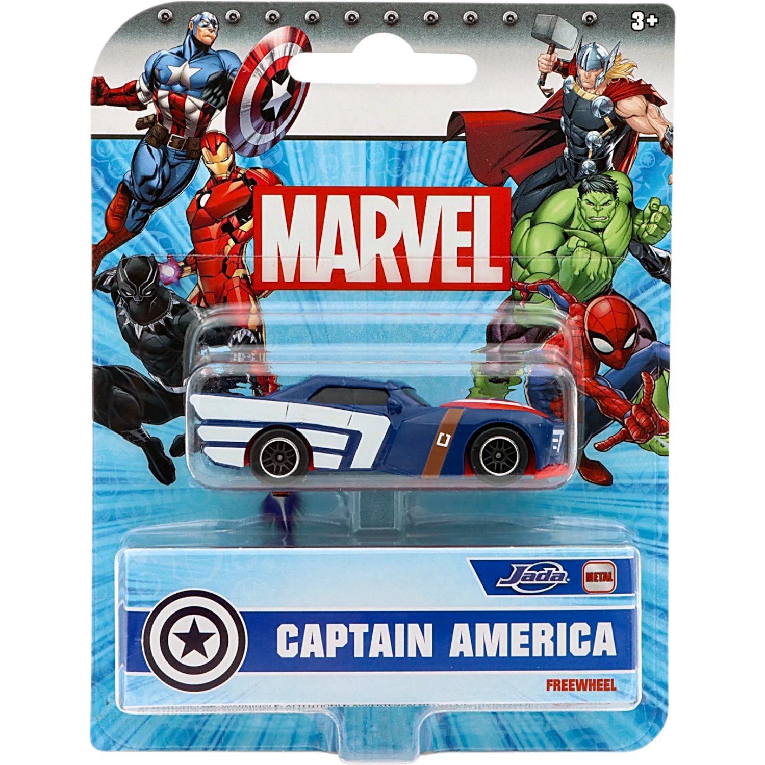 Captain America - Leksaksbil - Marvel - Jada