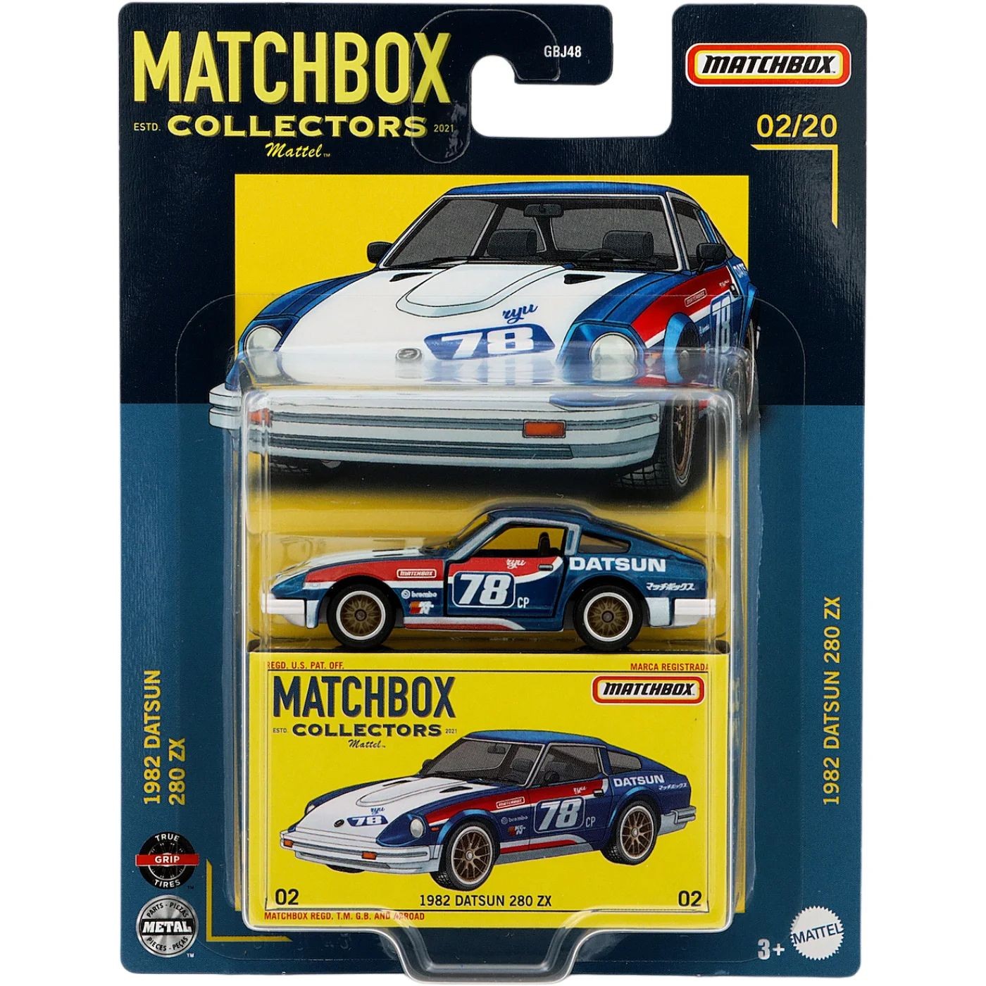 Läs mer om 1982 Datsun 280 ZX - Blå - Collectors - Matchbox