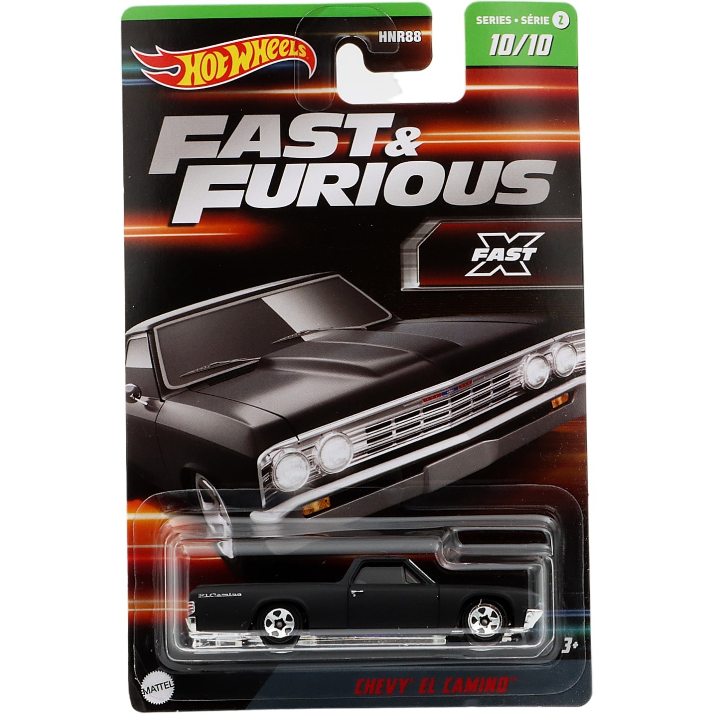 Chevy El Camino – Svart – F&ampF – S2 10/10 – Hot Wheels