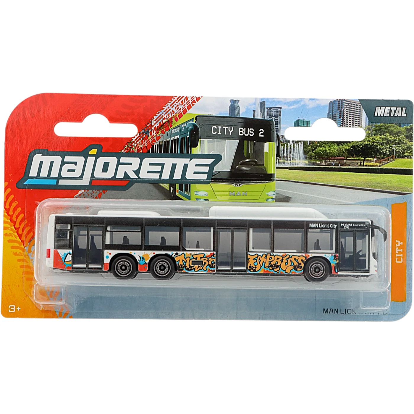 MAN Lion's City C - Vit - Buss - Majorette