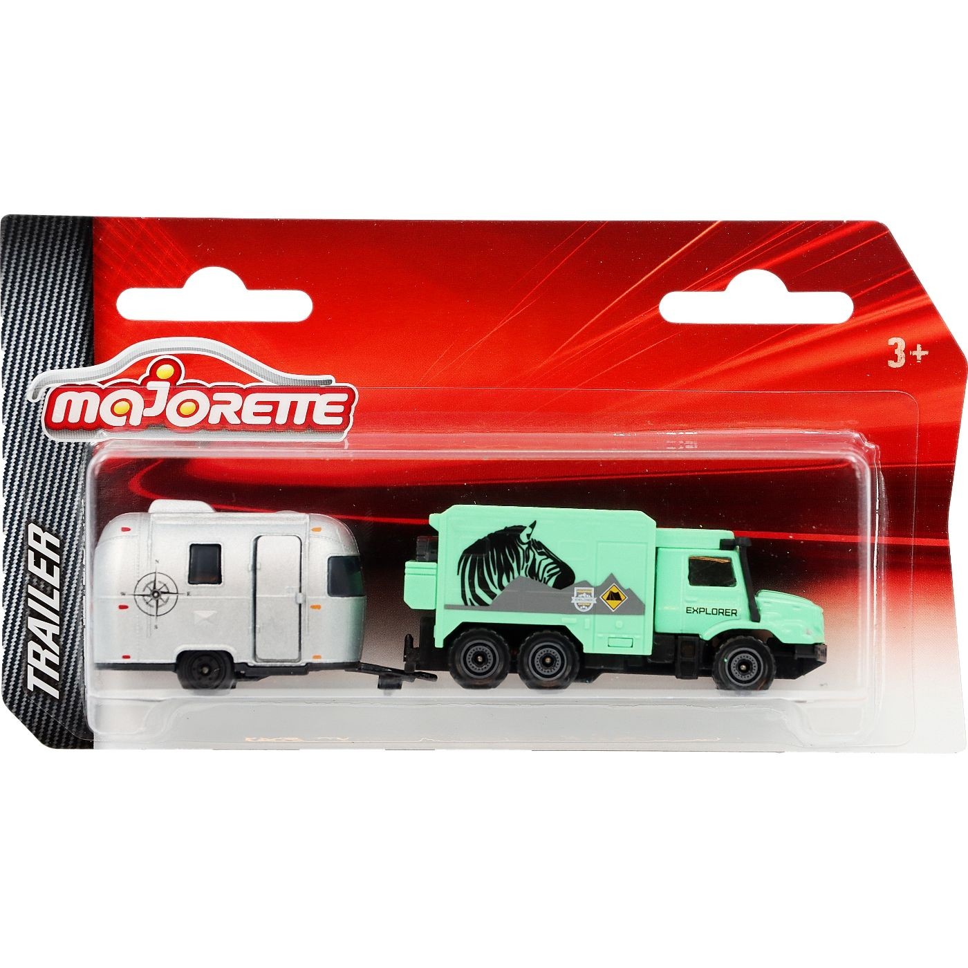 Mercedes-Benz Zetros med Airstream – Trailer – Majorette