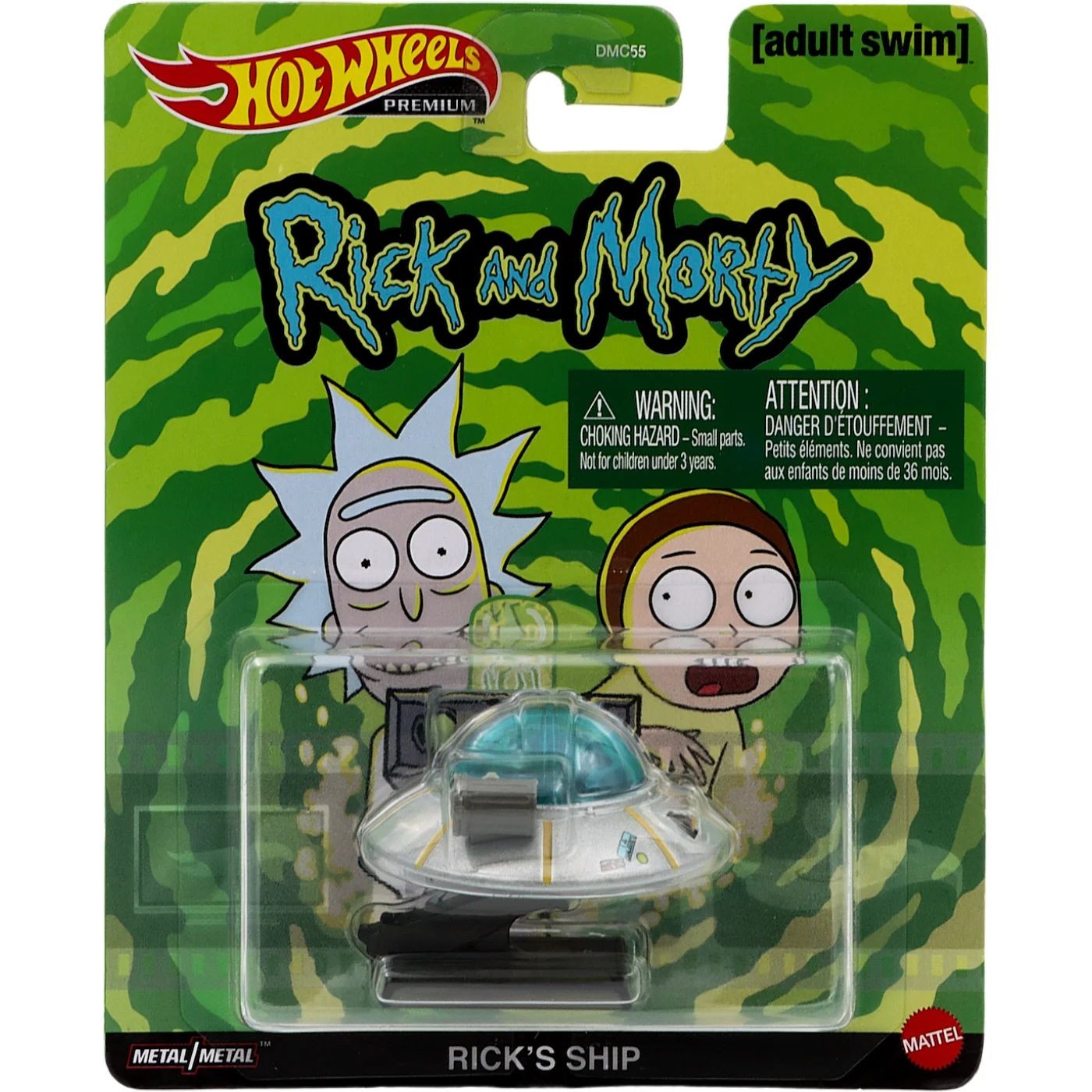 Läs mer om Ricks Ship - Rick and Morty - Hot Wheels