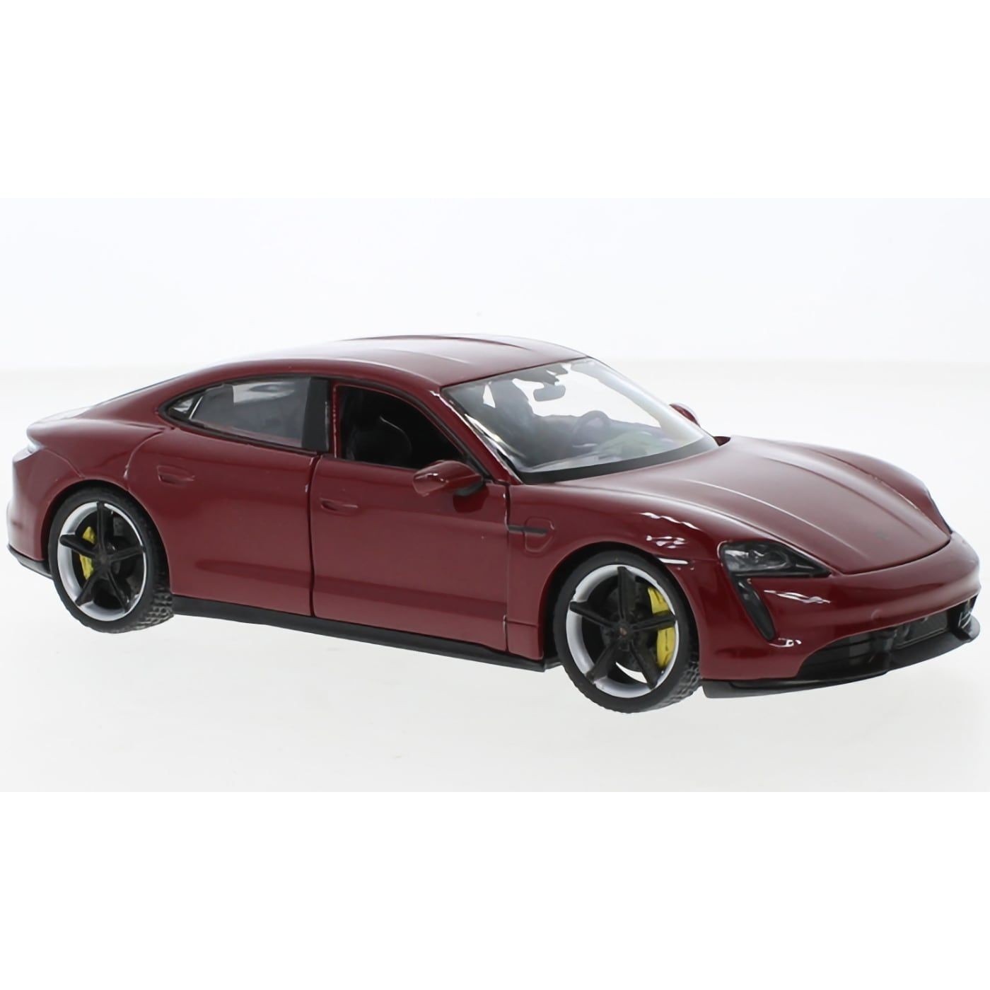 Porsche Taycan Turbo S – Mörkröd – Welly – 1:24