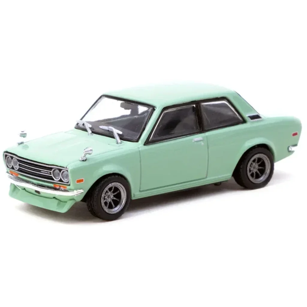 Datsun 510 - Ljusgrön - ROAD64 - Tarmac Works - 1:64
