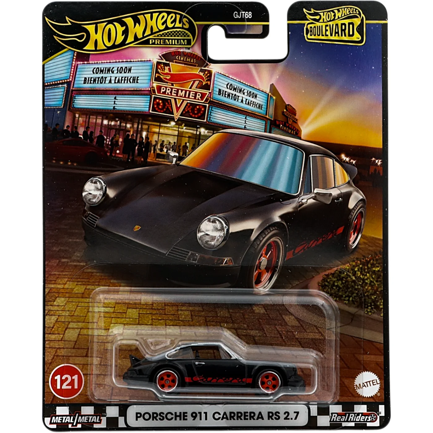 Porsche 911 Carrera RS 2.7 - Svart - Boulevard - Hot Wheels