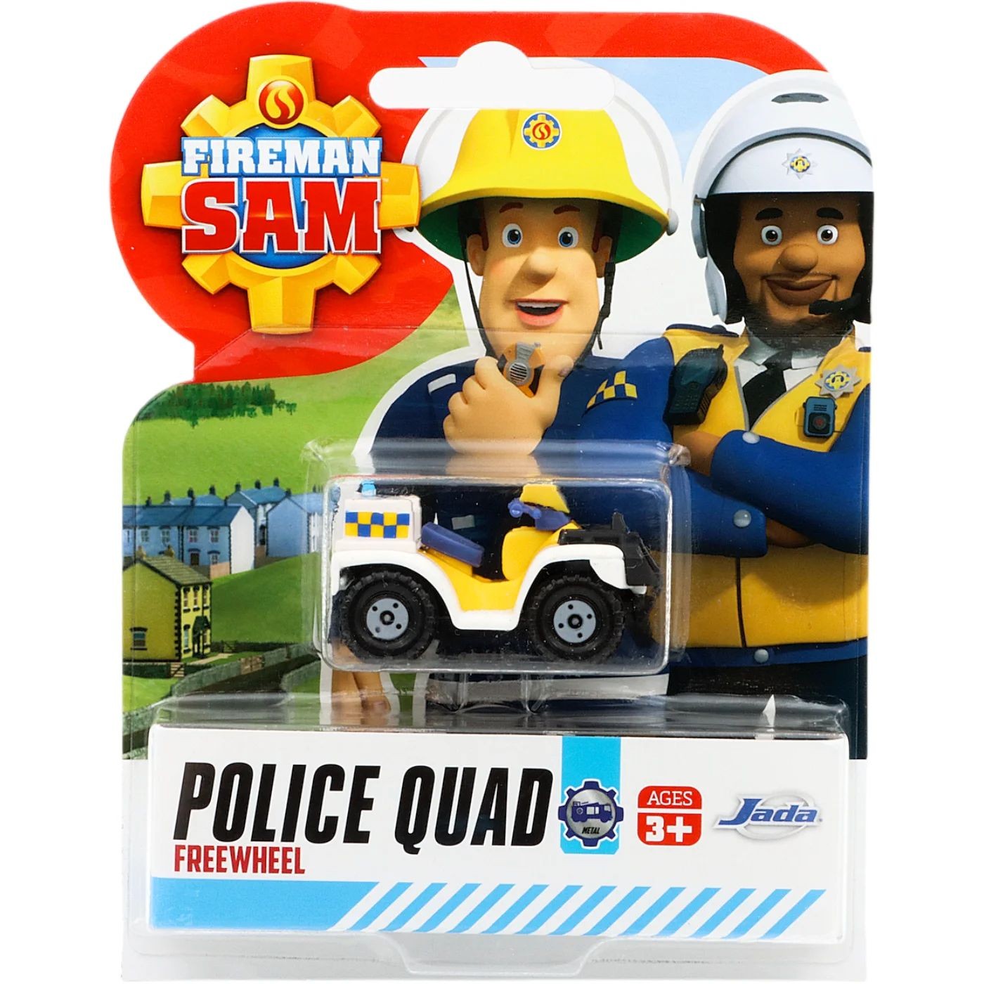 Läs mer om Police Quad - Polis - Brandman Sam - Jada Toys