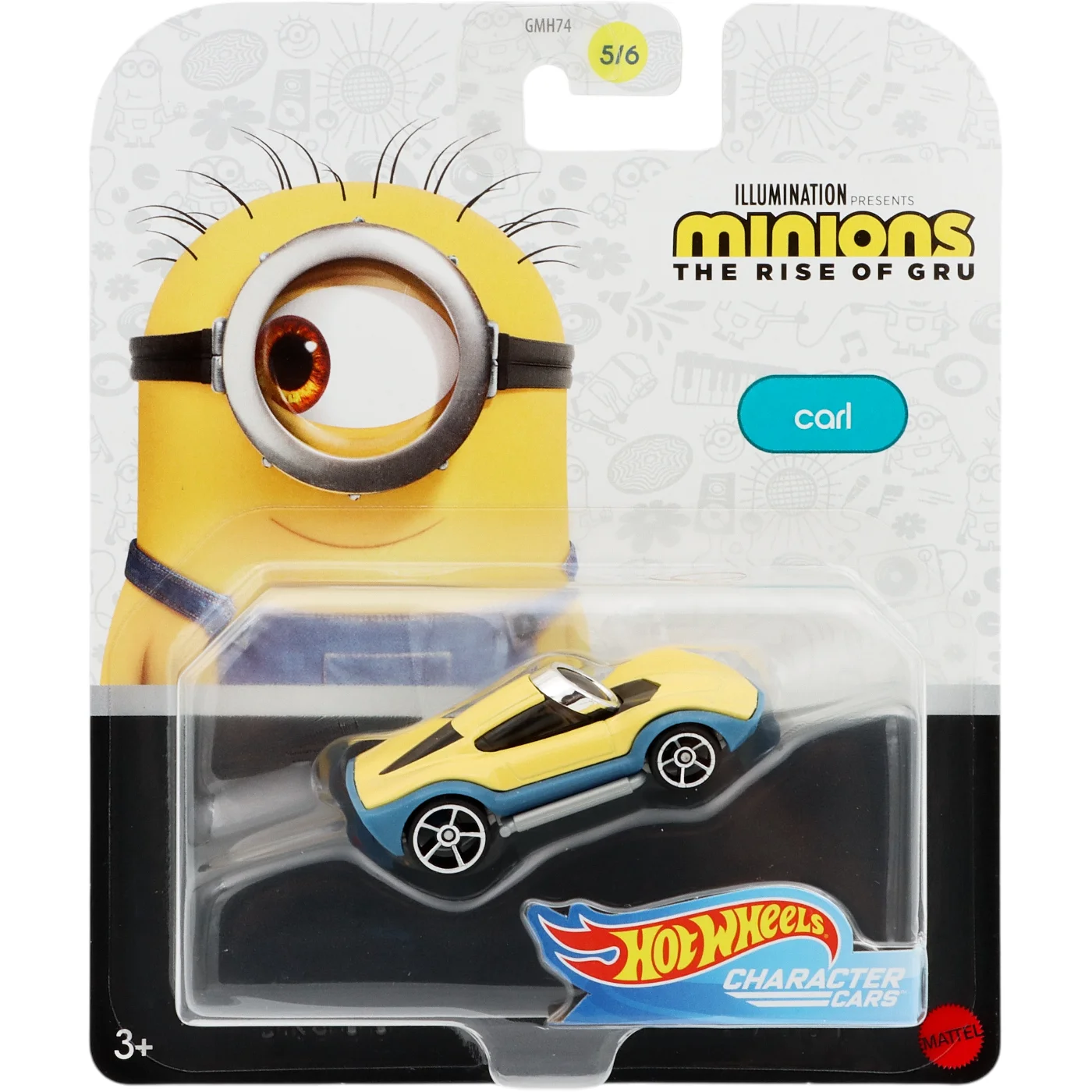 Carl – Minions: The Rise of Gru – 5/6 – Hot Wheels