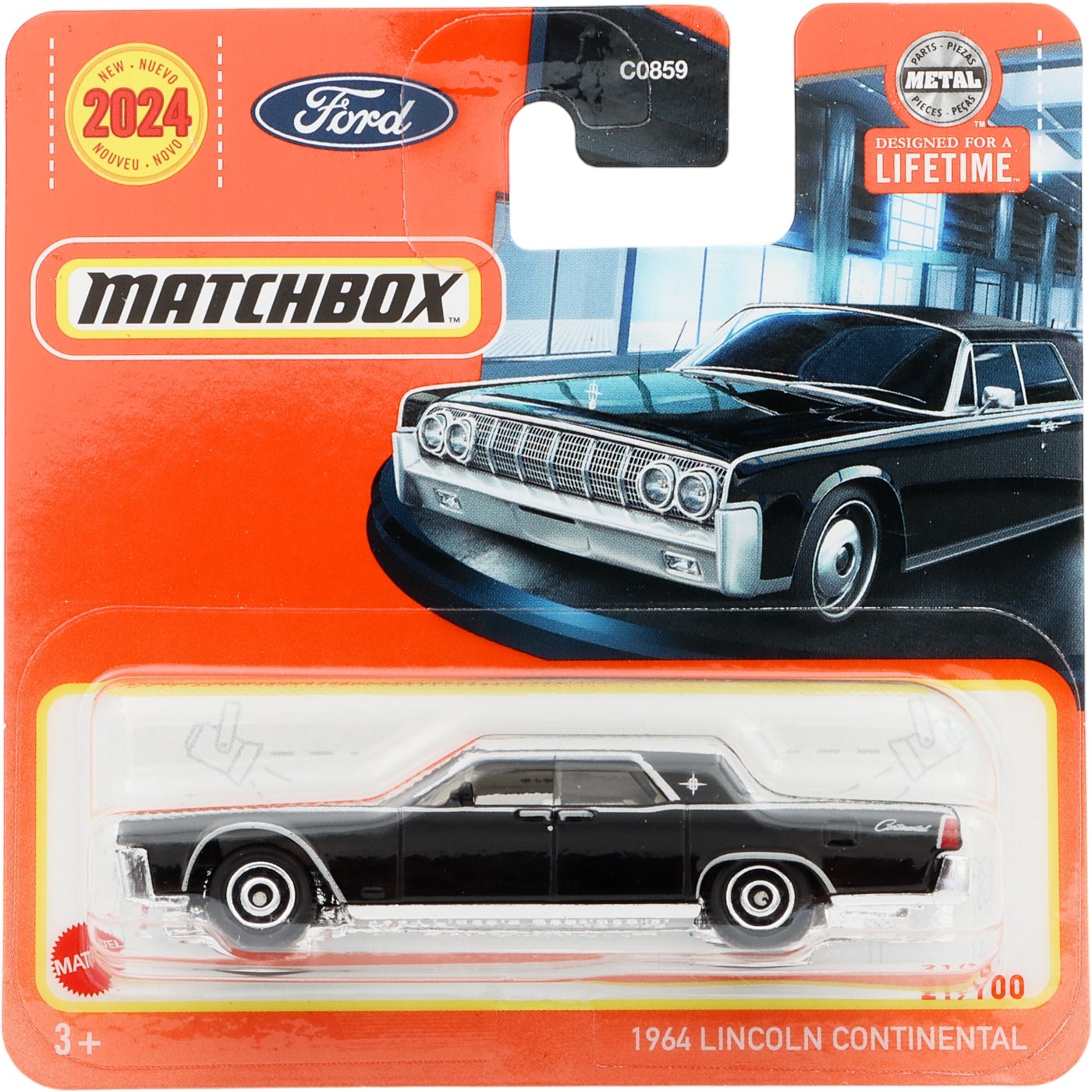 1964 Lincoln Continental – Svart – Matchbox