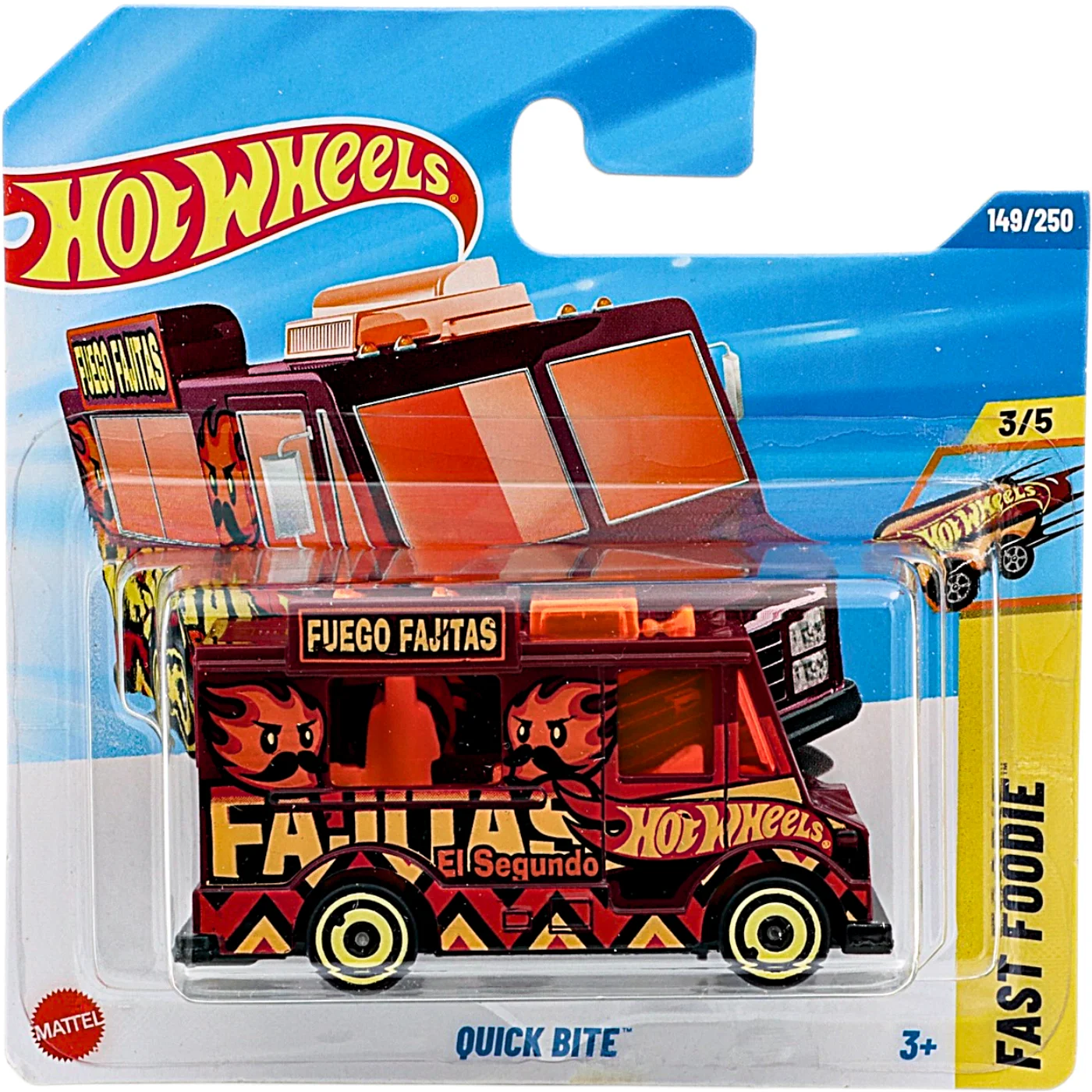 Quick Bite - Vinröd - Fast Foodie - Hot Wheels