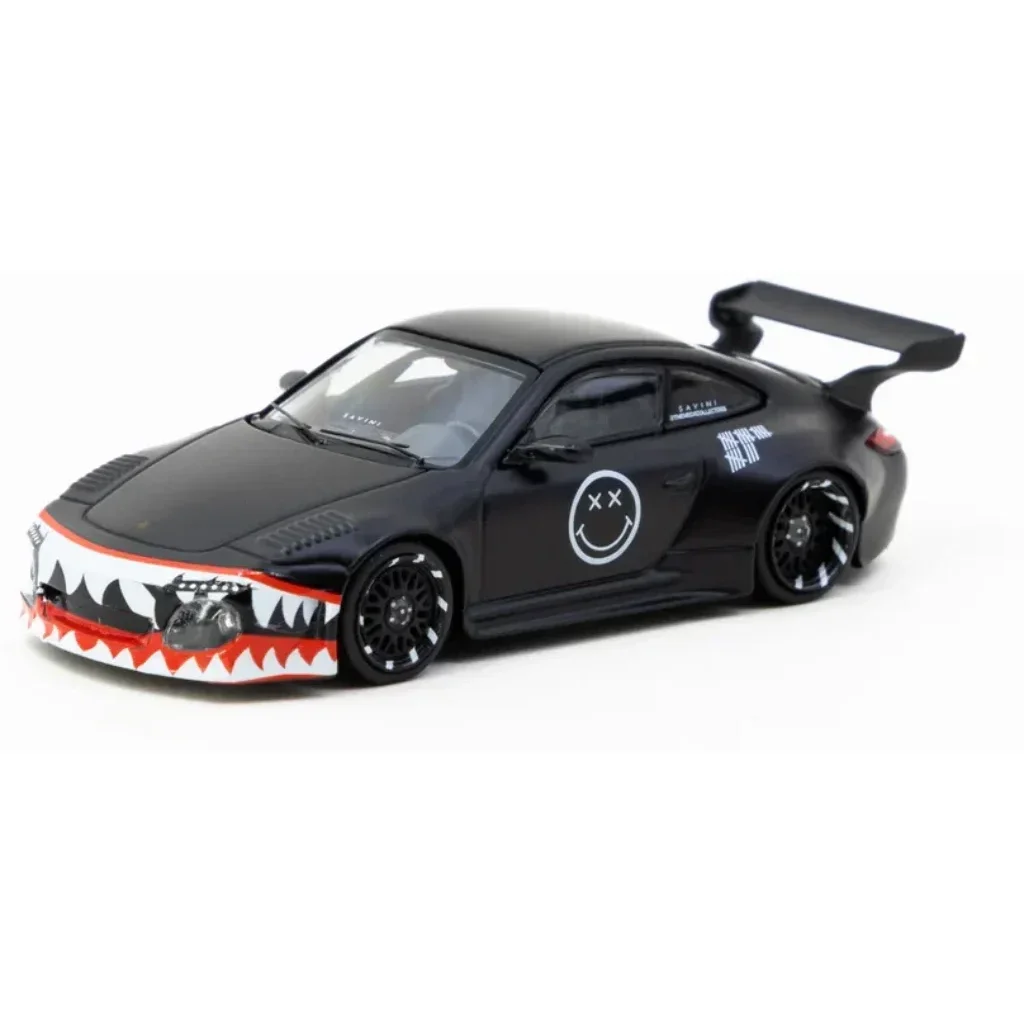 Porsche Old & New 997 - Svart - HOBBY64 - Tarmac - 1:64
