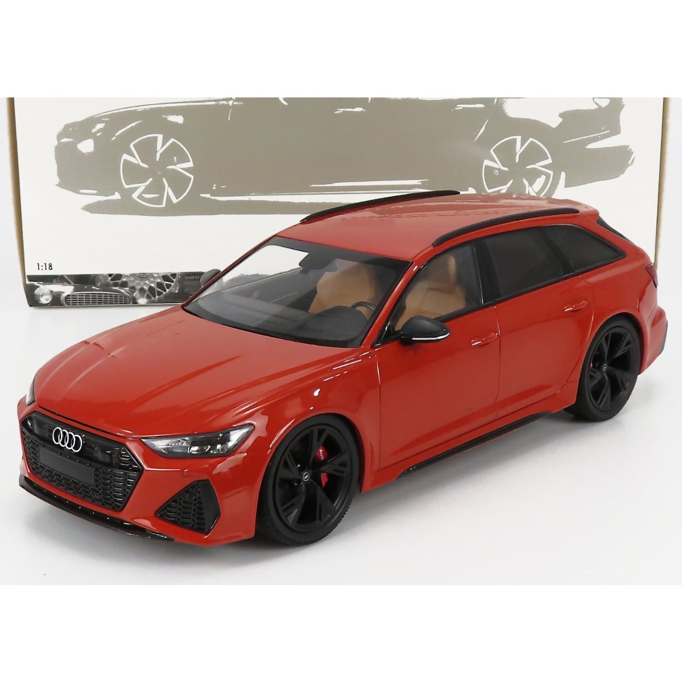 Minichamps 1/43 AUDI RS 6 AVANT 2019 – Brun Métallisé – Edition Limitée Neuve