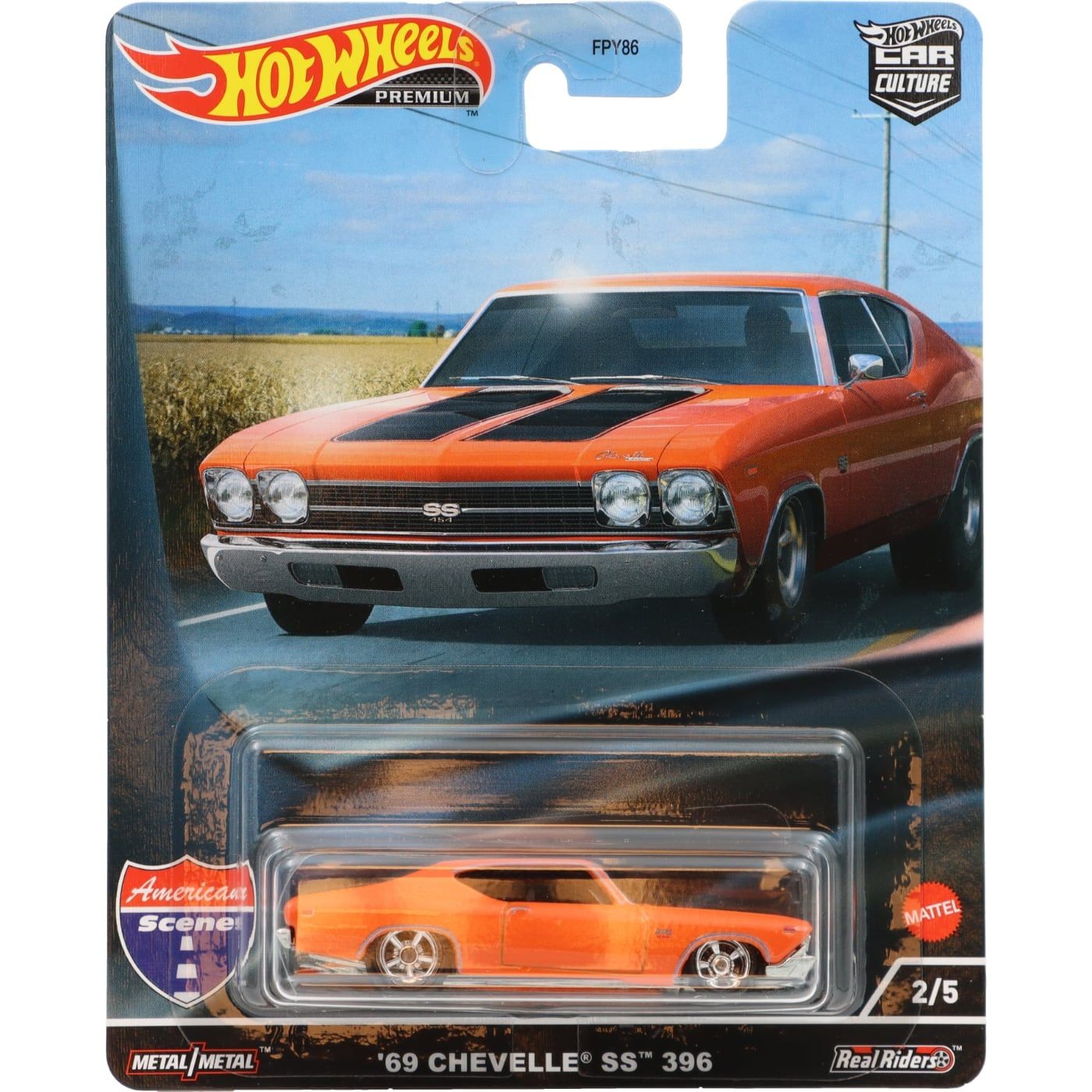 69 Chevelle SS 396 -Â American Scene – Hot Wheels – 1:64