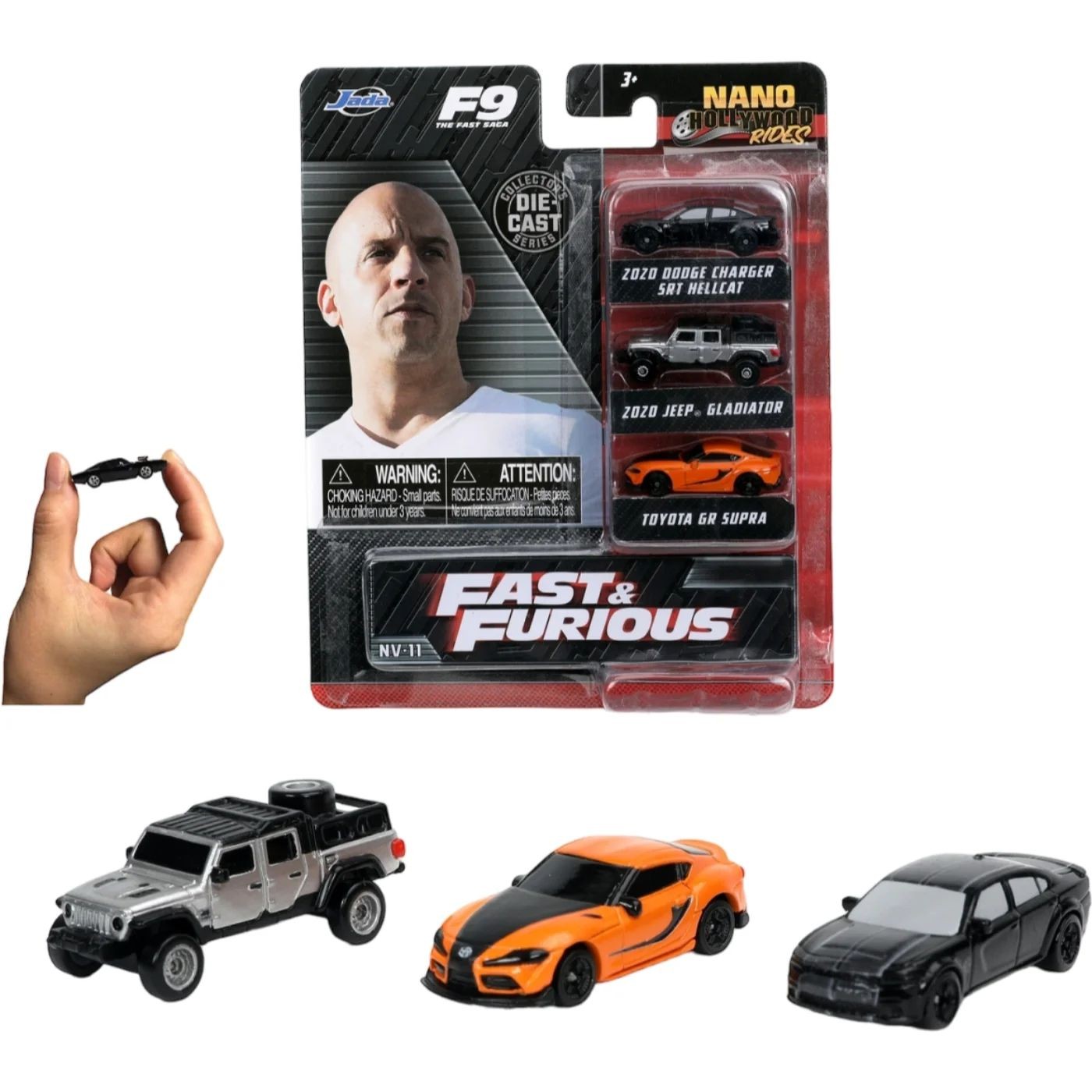 Fast &amp Furious F9 The Fast Saga – 3-pack – NV-11 – Jada Toys