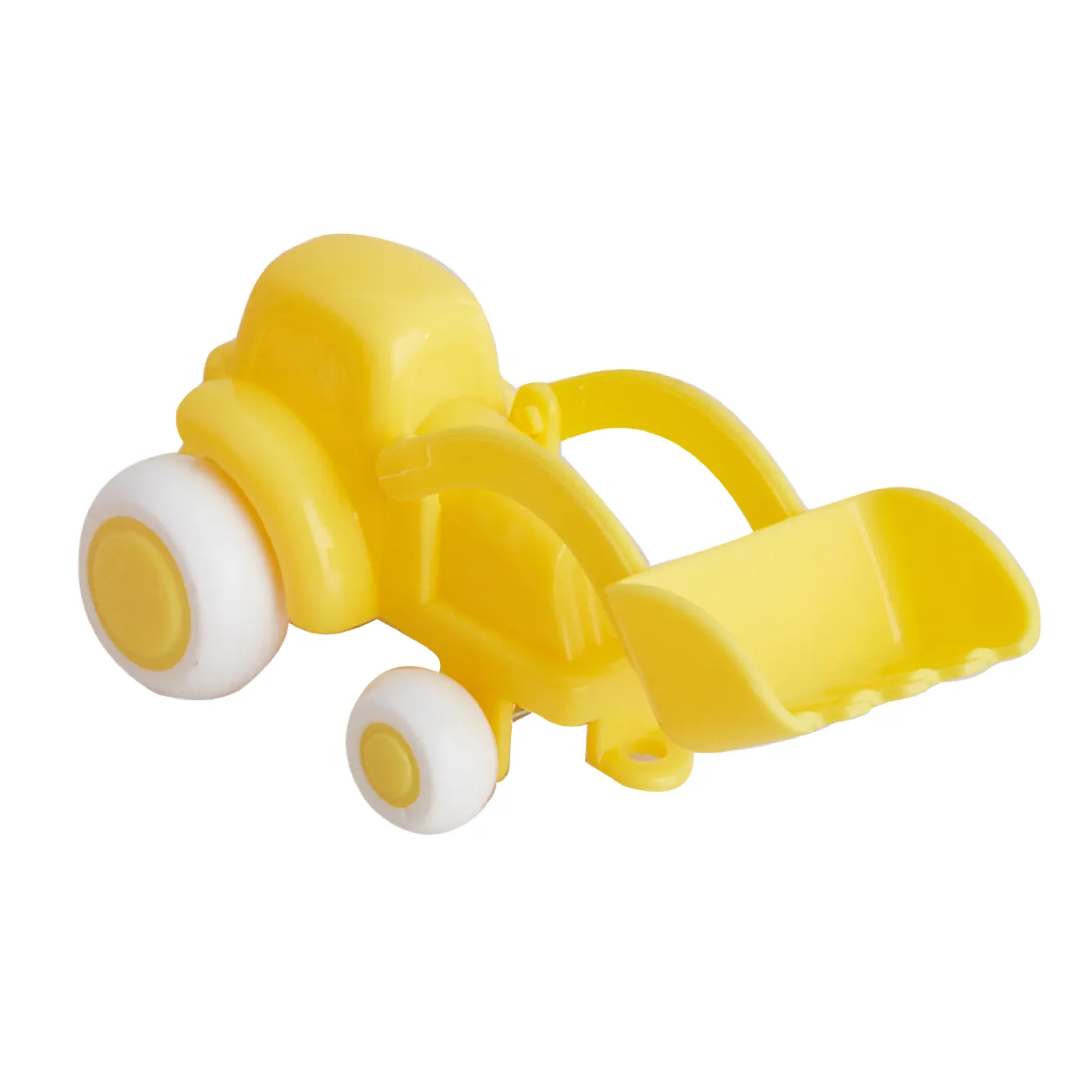 Läs mer om Traktor - Gul - Miniknubbis - Ecoline - Viking Toys - 7 cm